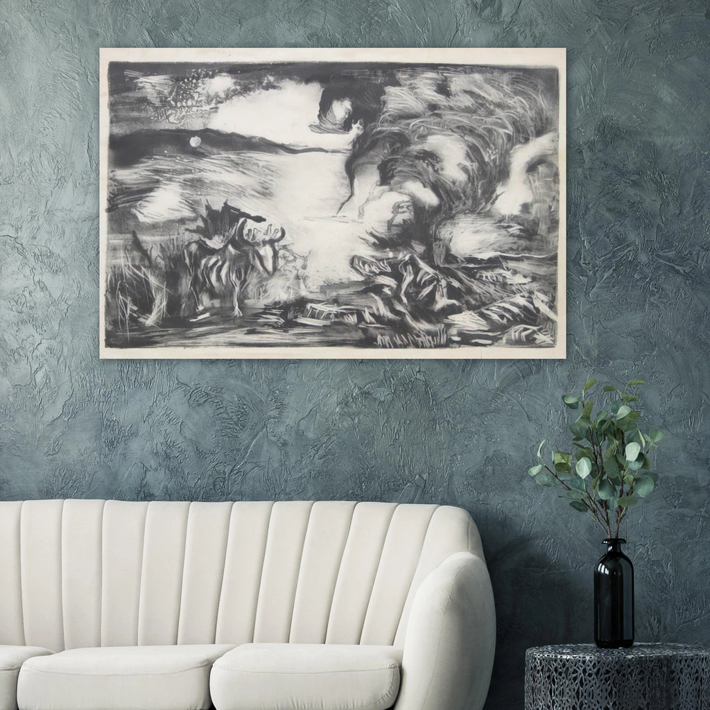 LANDSCAPE WITH STEER 1937 1 Poster | Jackson Pollock Poster | Jackson Pollock Store