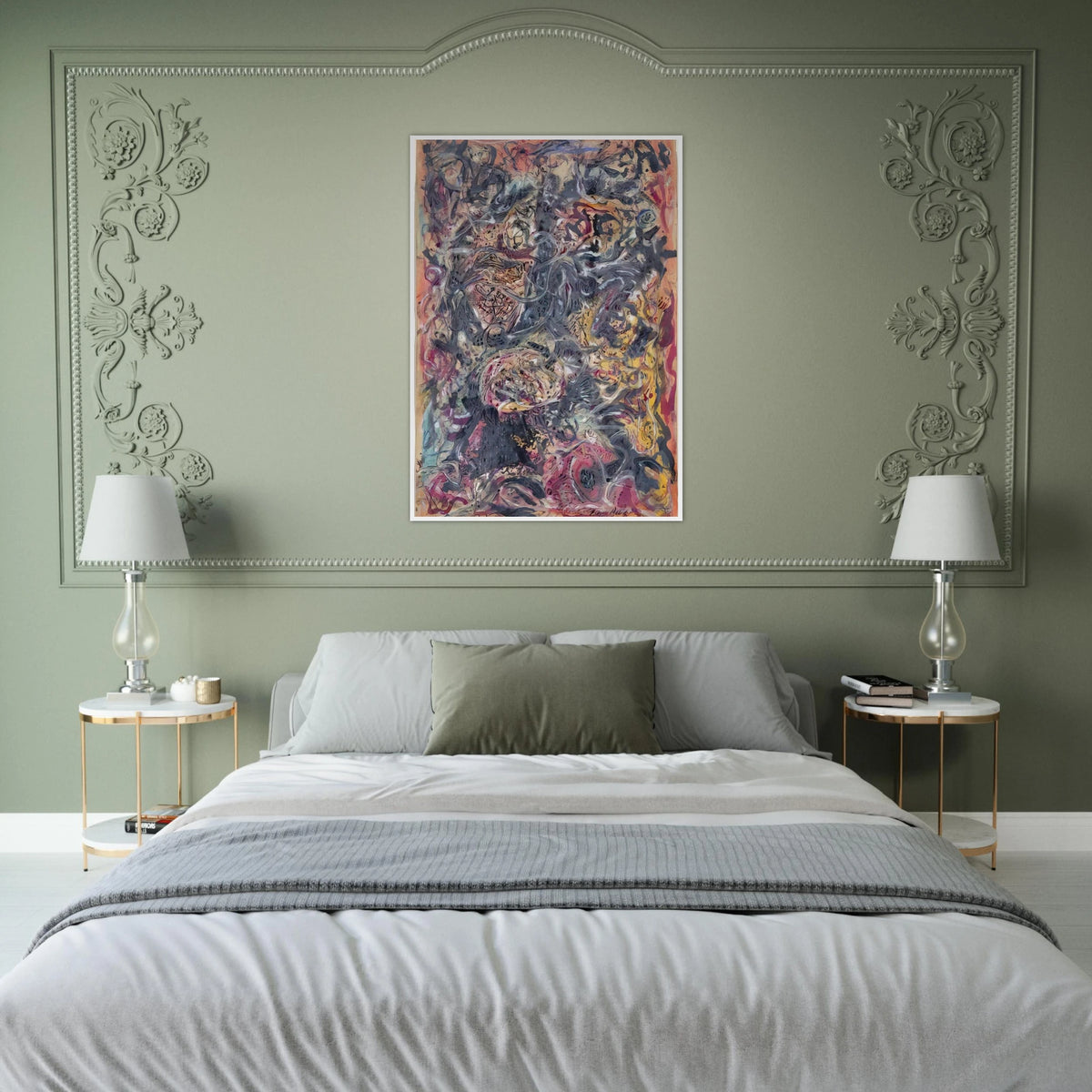 PATTERN Framed Poster | Jackson Pollock Framed Prints Wall Art | Jackson Pollock Store