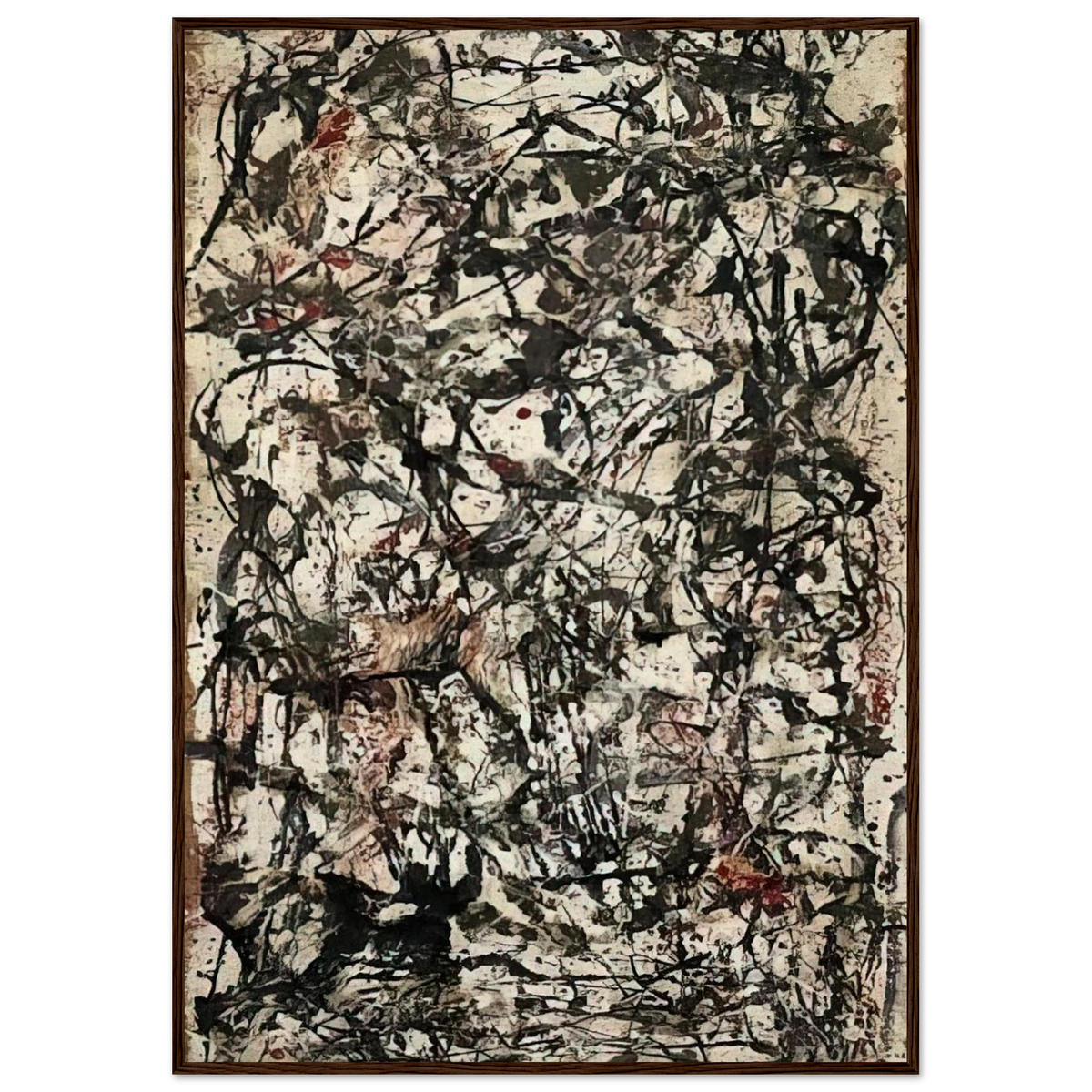 ENCHANTED FOREST 1947 Framed Poster | Jackson Pollock Framed Prints Wall Art | Jackson Pollock Store