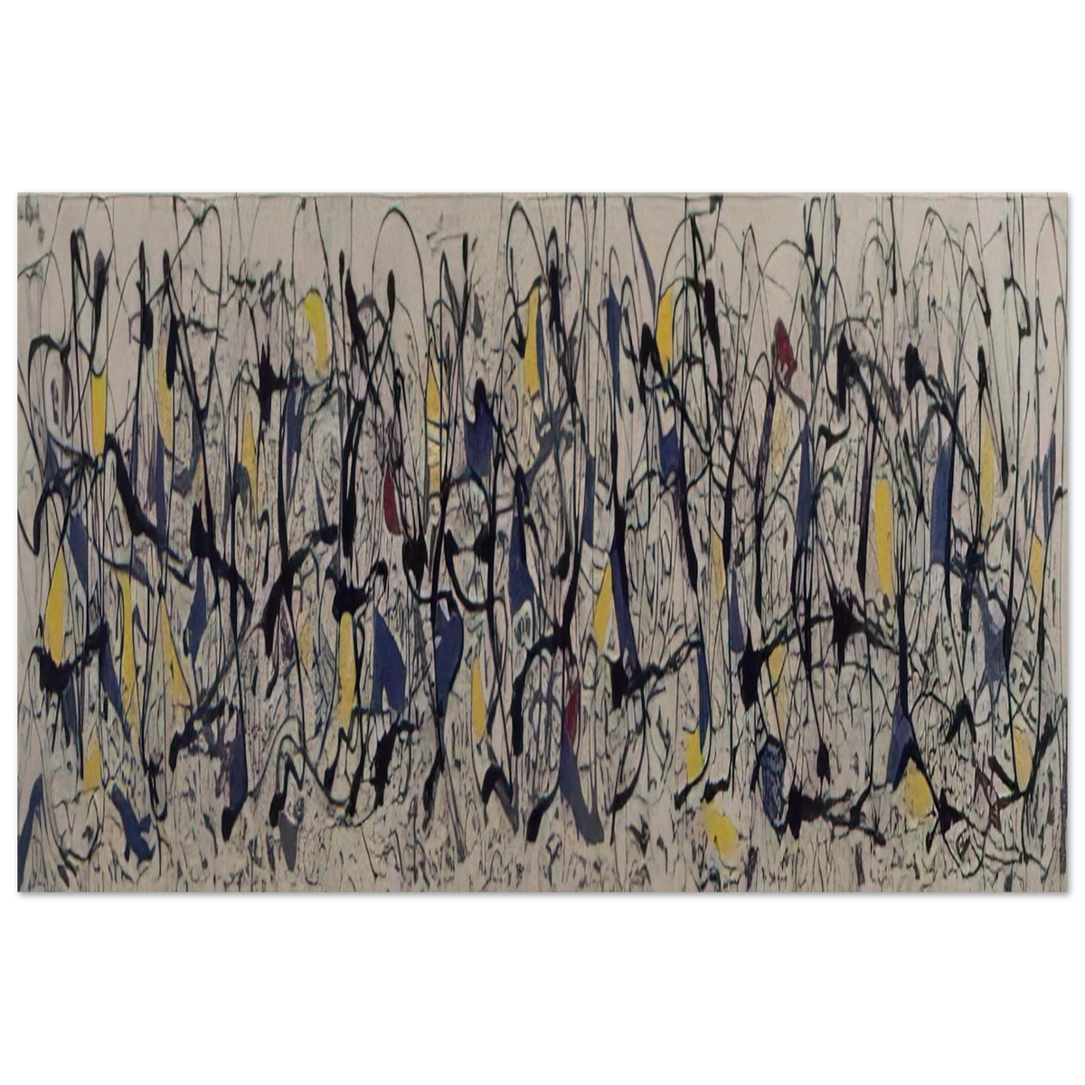 SUMMERTIME NUMBER 9A 1948 Poster | Jackson Pollock Poster | Jackson Pollock Store