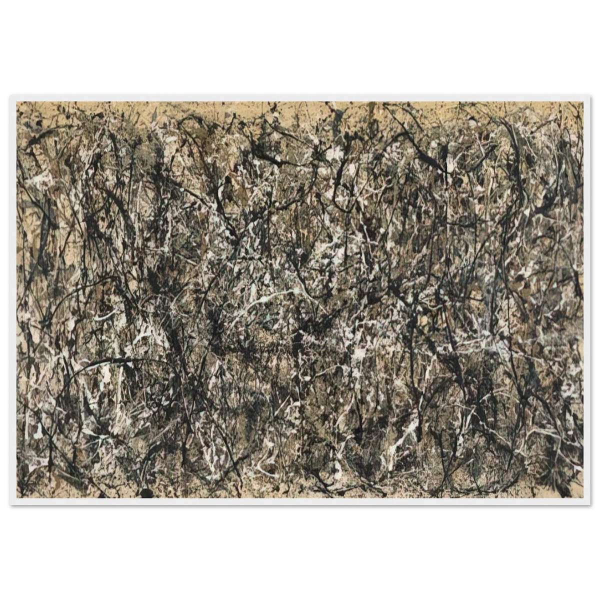 ONE NUMBER 31 1950 Framed Poster | Jackson Pollock Framed Prints Wall Art | Jackson Pollock Store