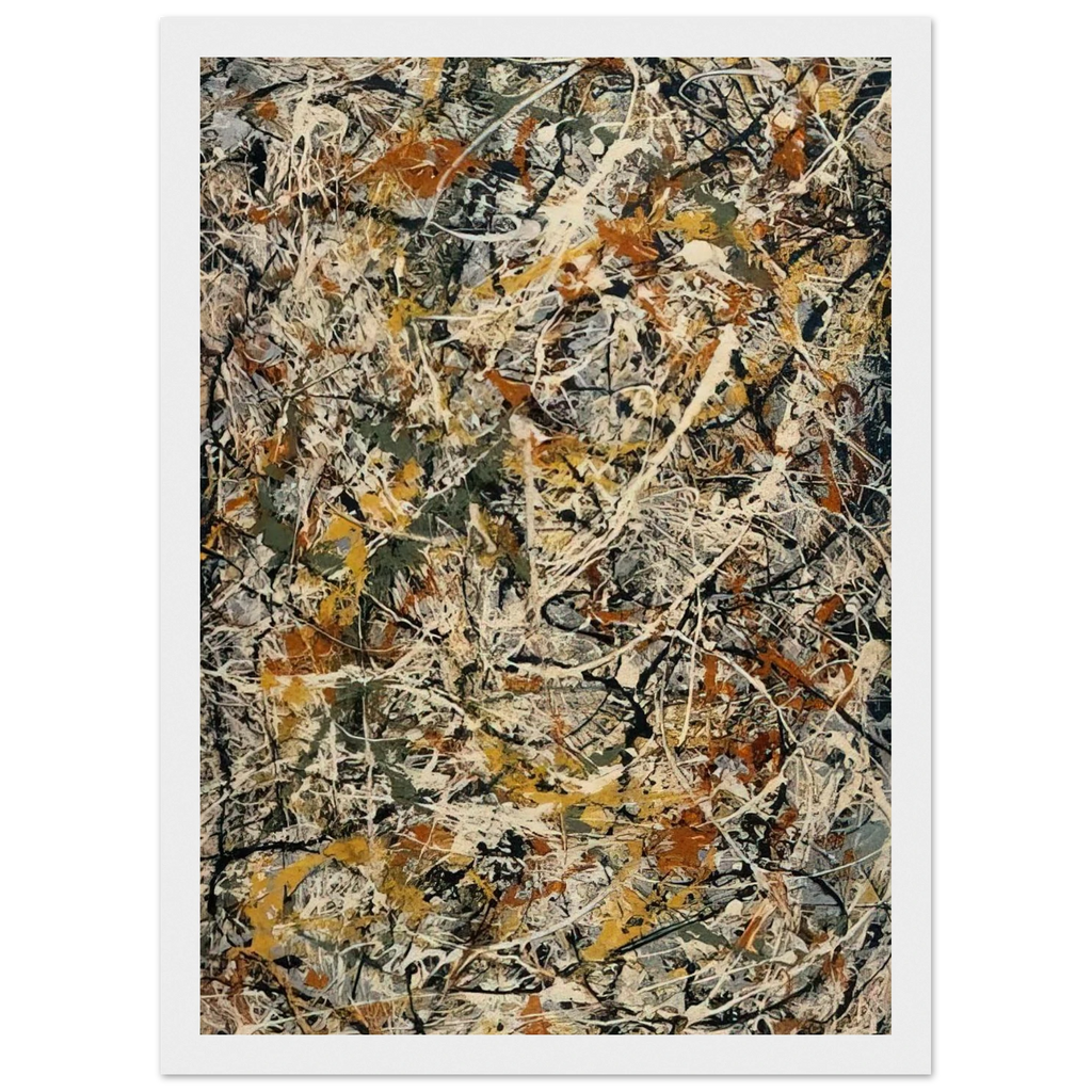 NUMBER 3 1 Framed Poster | Jackson Pollock Framed Prints Wall Art | Jackson Pollock Store