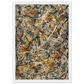 NUMBER 3 1 Framed Poster | Jackson Pollock Framed Prints Wall Art | Jackson Pollock Store