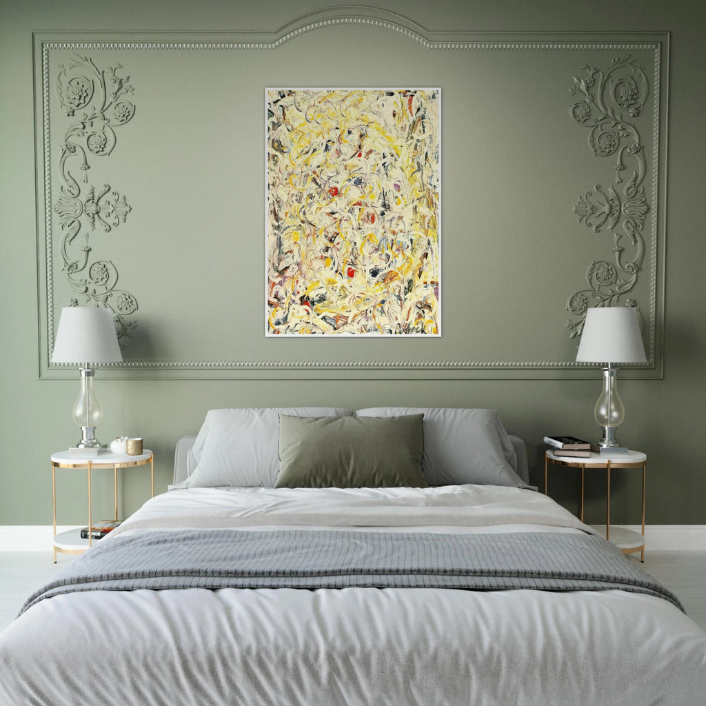 SHIMMERING SUBSTANCE 1946 1 Framed Poster | Jackson Pollock Framed Prints Wall Art | Jackson Pollock Store