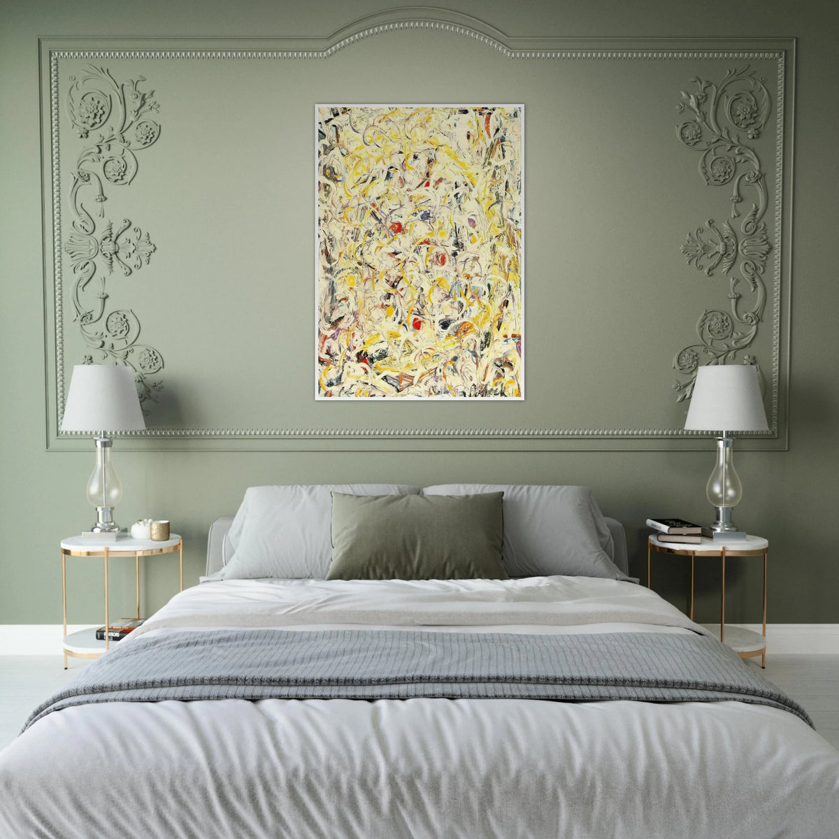SHIMMERING SUBSTANCE 1946 1 Framed Poster | Jackson Pollock Framed Prints Wall Art | Jackson Pollock Store