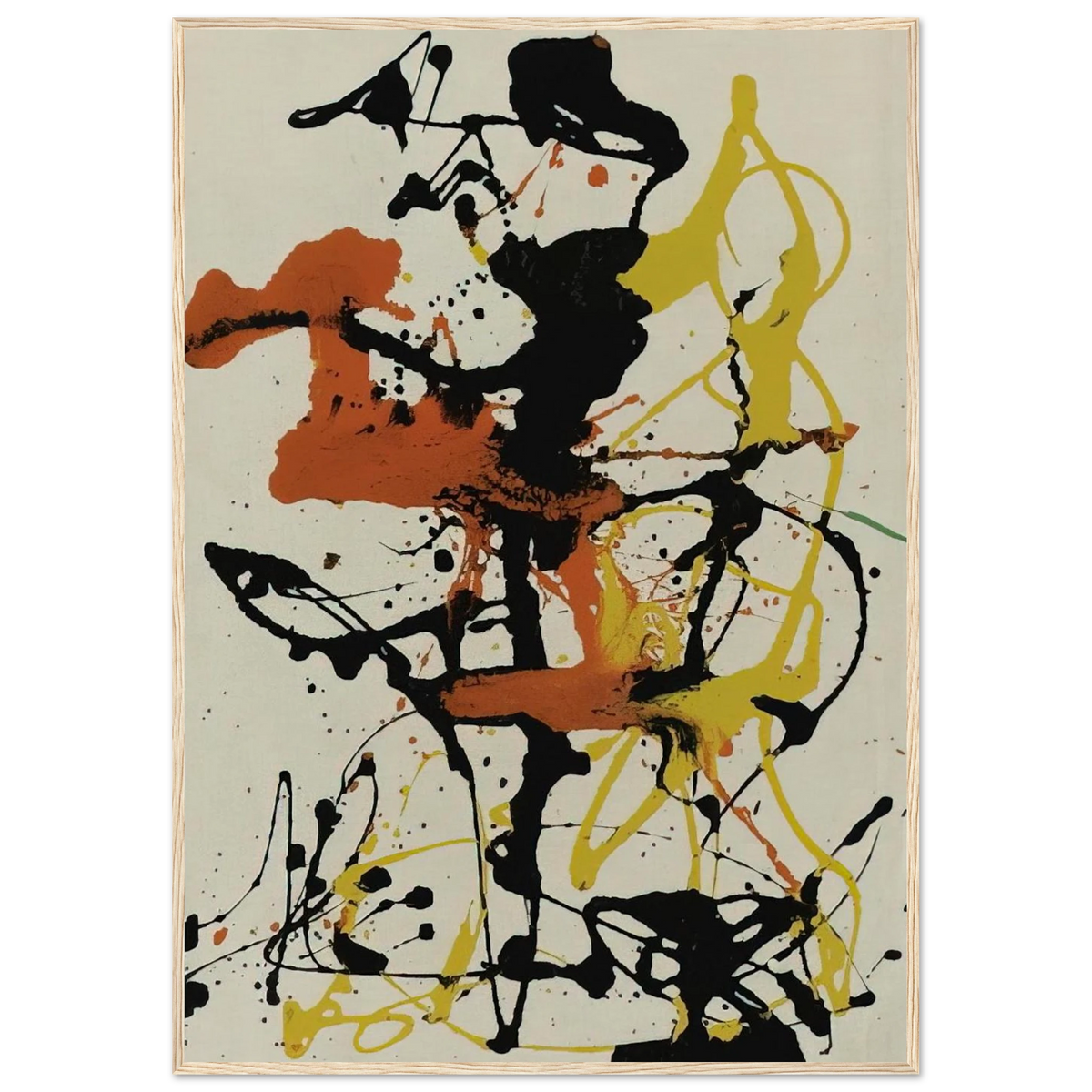 NUMBER 26 1949 Framed Poster | Jackson Pollock Framed Prints Wall Art | Jackson Pollock Store