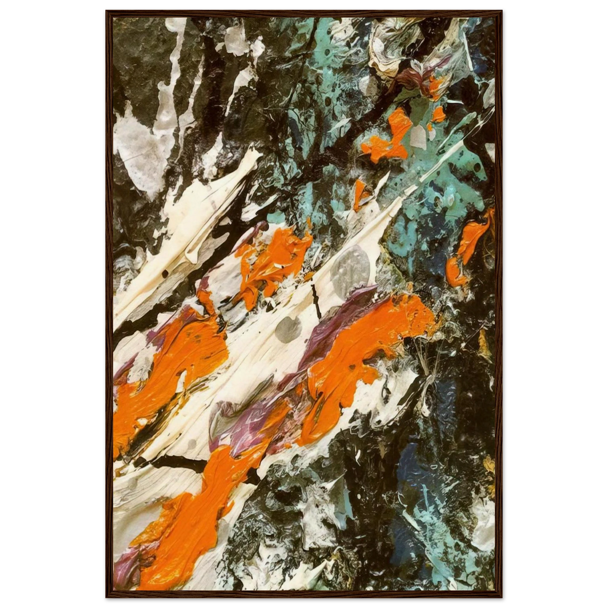 FULL FATHOM FIVE Framed Poster | Jackson Pollock Framed Prints Wall Art | Jackson Pollock Store