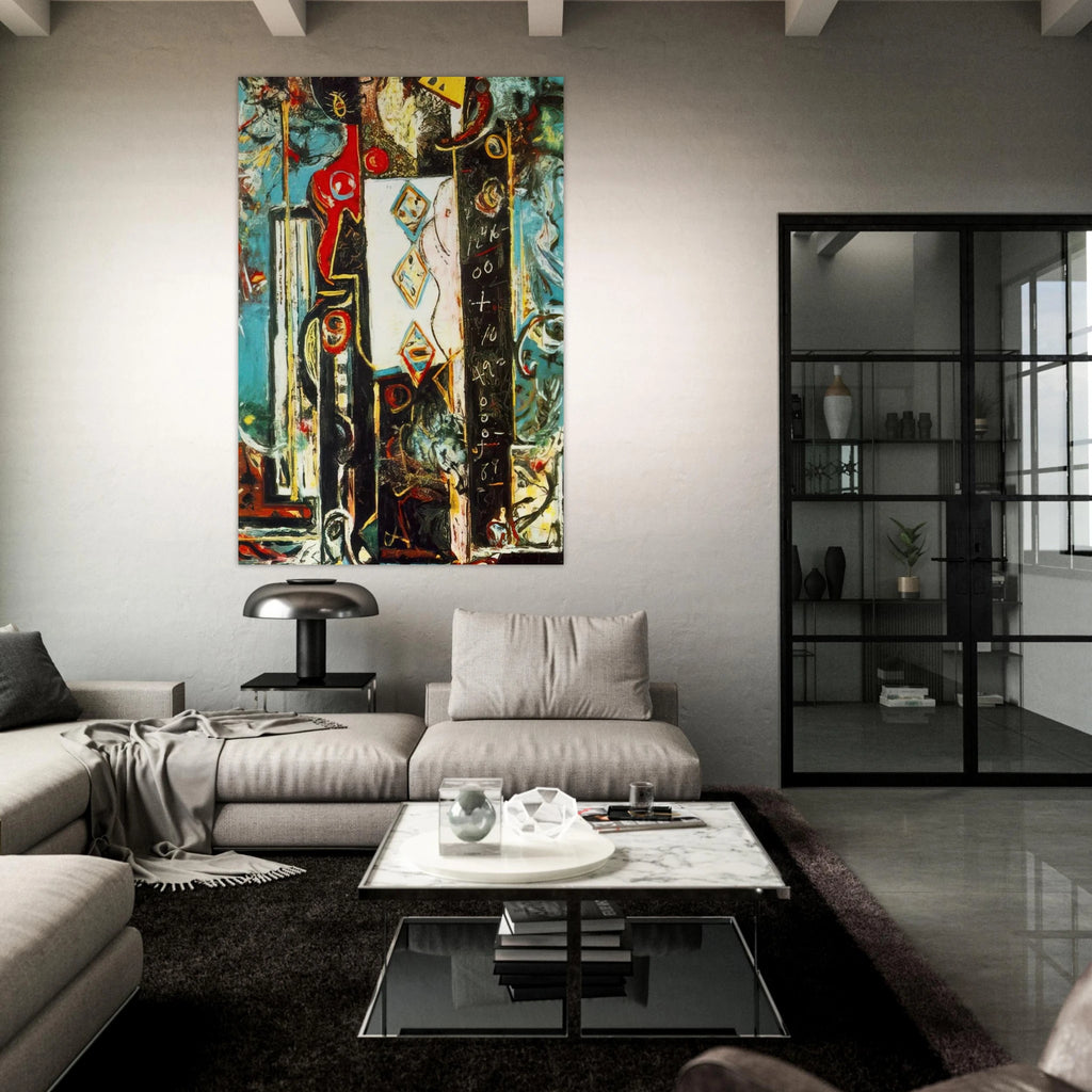 MALE AND FEMALE Poster | Jackson Pollock Poster | Jackson Pollock Store