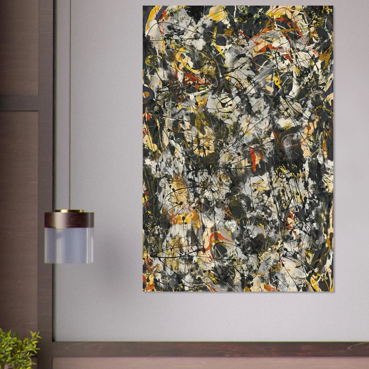 NUMBER 4 1951 Poster | Jackson Pollock Poster | Jackson Pollock Store