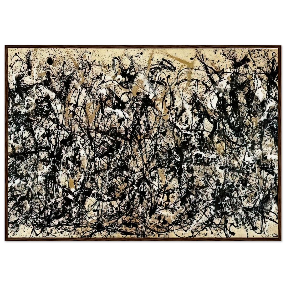 NOT_DETECTED_185311 Framed Poster | Jackson Pollock Framed Prints Wall Art | Jackson Pollock Store