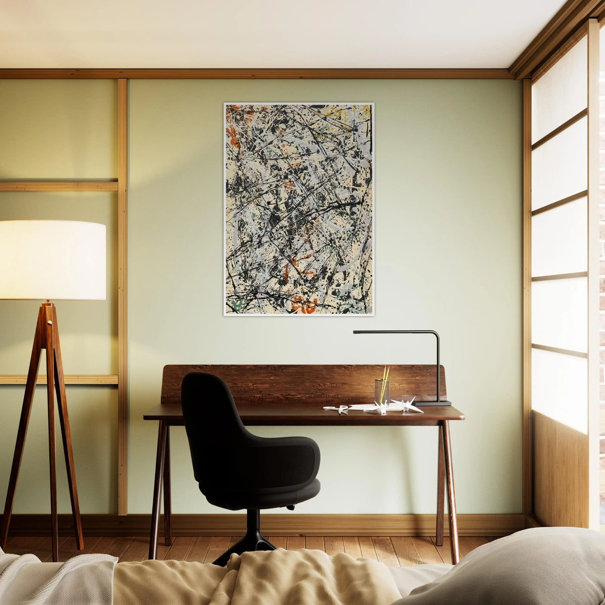 NUMBER 32 1947 Framed Poster | Jackson Pollock Framed Prints Wall Art | Jackson Pollock Store