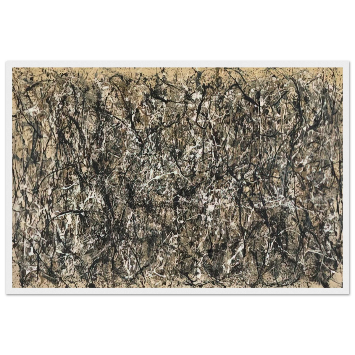 ONE NUMBER 31 1950 Framed Poster | Jackson Pollock Framed Prints Wall Art | Jackson Pollock Store