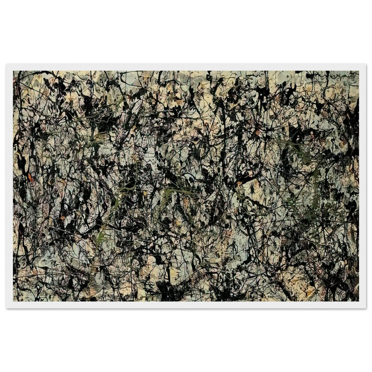LUCIFER 1947 Framed Poster | Jackson Pollock Framed Prints Wall Art | Jackson Pollock Store