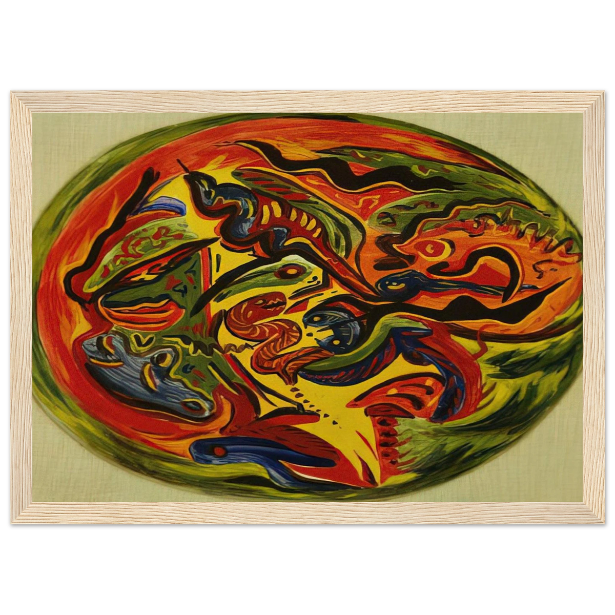 CIRCLE 1941 Framed Poster | Jackson Pollock Framed Prints Wall Art | Jackson Pollock Store
