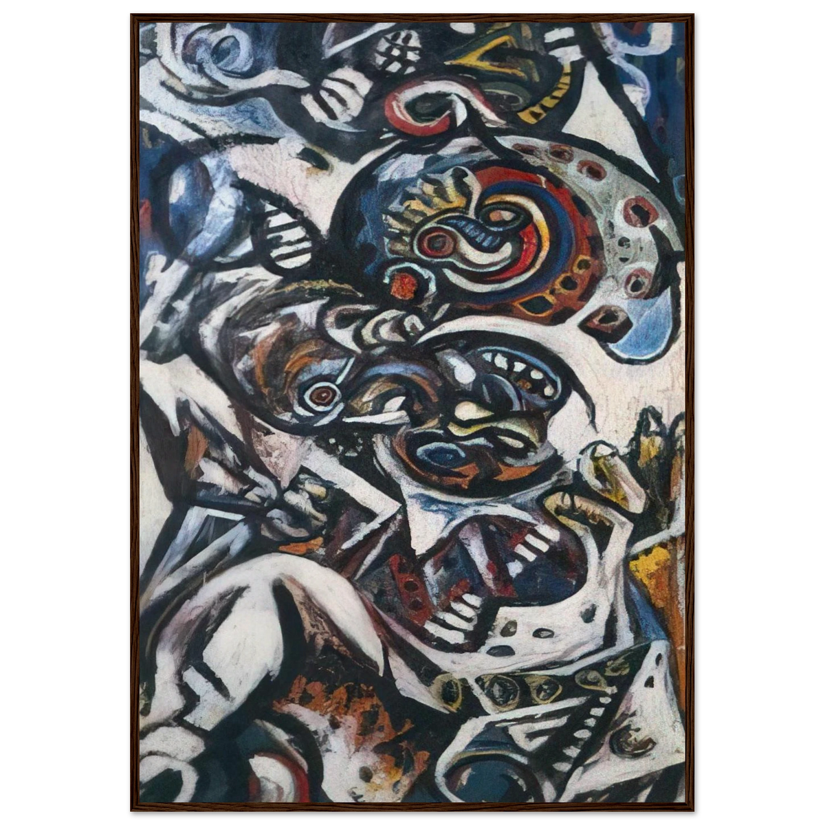 BIRTH Framed Poster | Jackson Pollock Framed Prints Wall Art | Jackson Pollock Store