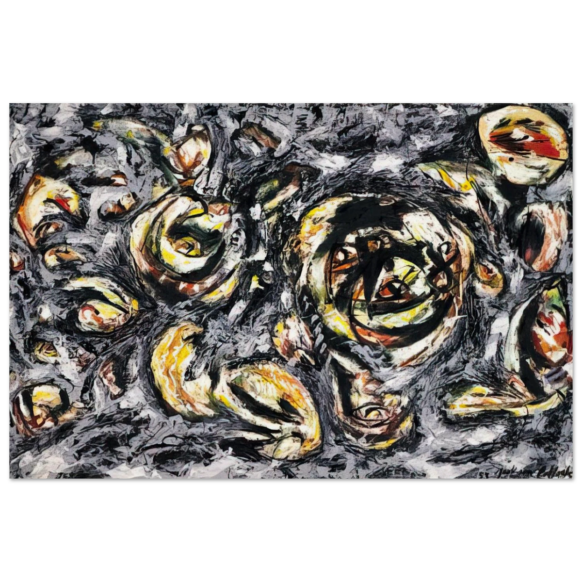 OCEAN GREYNESS 1953 Poster | Jackson Pollock Poster | Jackson Pollock Store