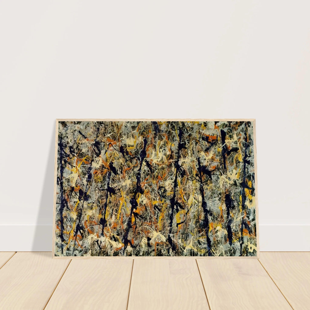 BLUE POLES NUMBER 11 1952 1 Framed Poster | Jackson Pollock Framed Prints Wall Art | Jackson Pollock Store