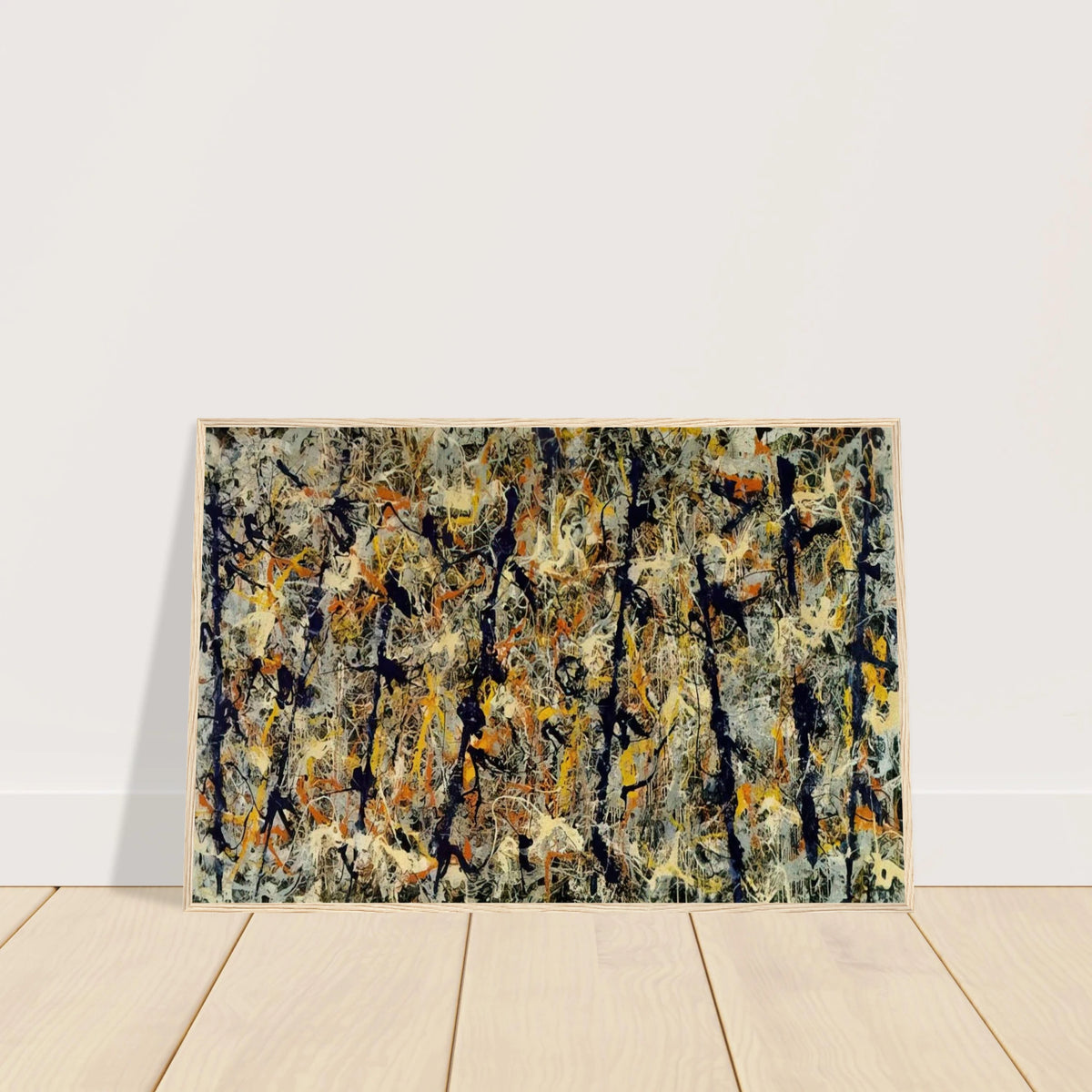BLUE POLES NUMBER 11 1952 1 Framed Poster | Jackson Pollock Framed Prints Wall Art | Jackson Pollock Store