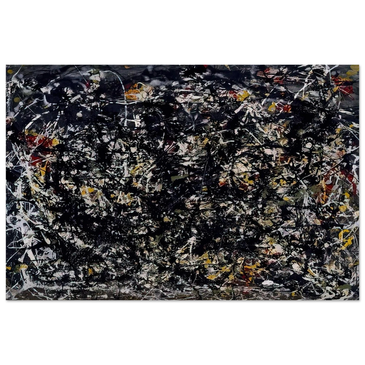 NUMBER 6 1949 Poster | Jackson Pollock Poster | Jackson Pollock Store