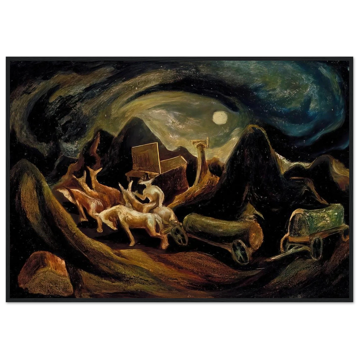 GOING WEST 1935 1 Framed Poster | Jackson Pollock Framed Prints Wall Art | Jackson Pollock Store