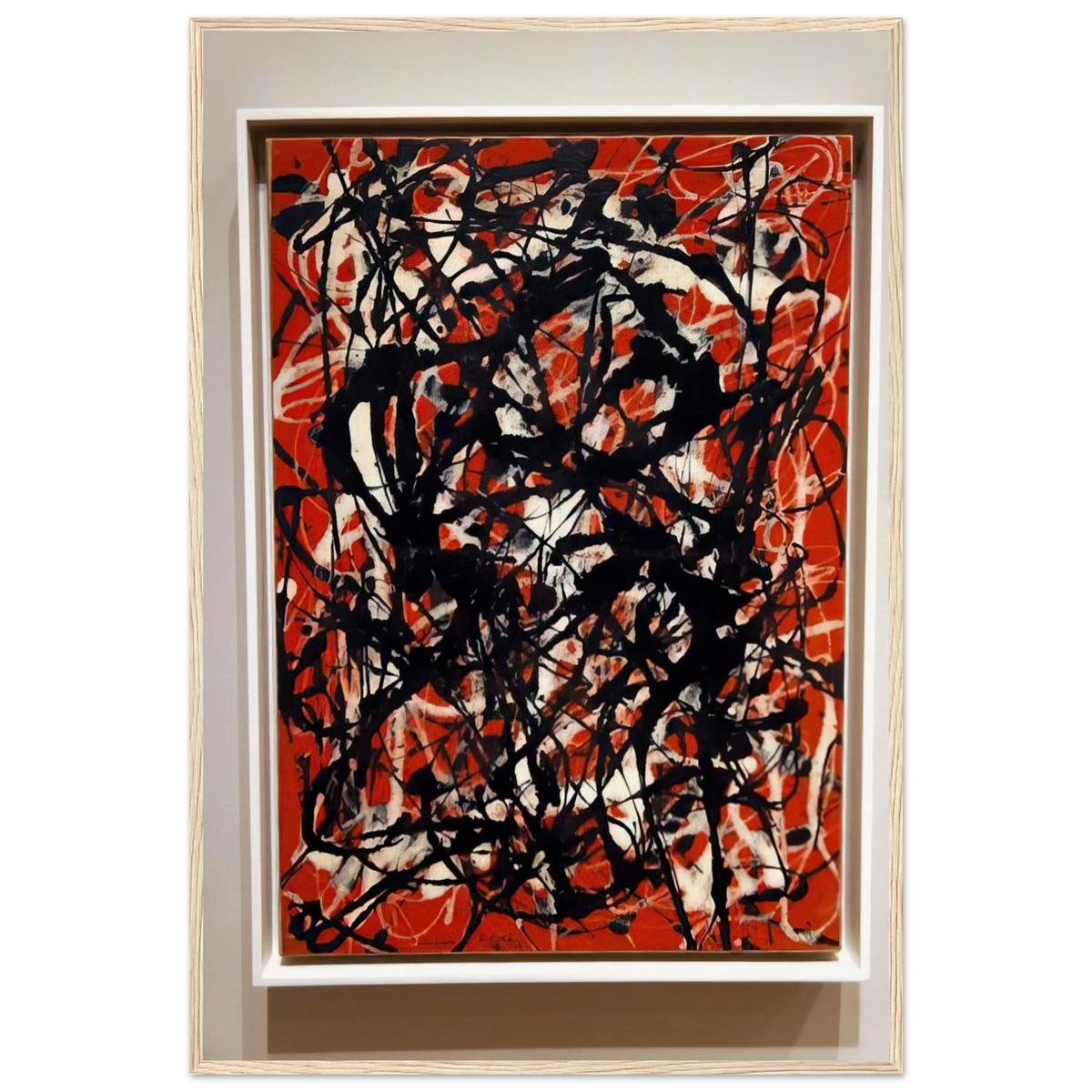 FREE FORM 1946 Framed Poster | Jackson Pollock Framed Prints Wall Art | Jackson Pollock Store