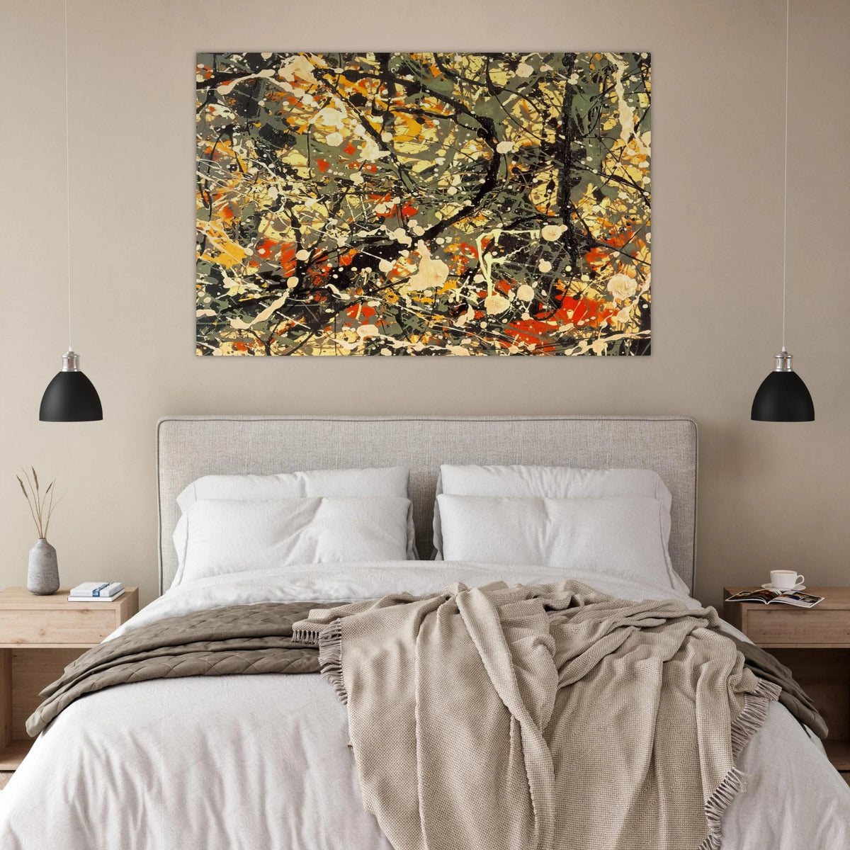 NUMBER 8 DETAIL Poster | Jackson Pollock Poster | Jackson Pollock Store