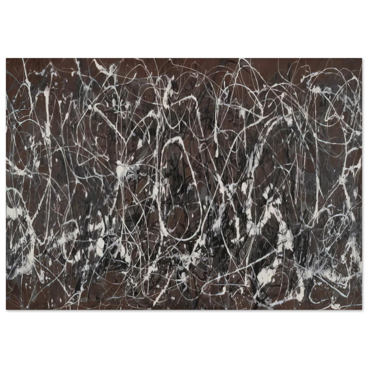 NUMBER 13A ARABESQUE 1948 Poster | Jackson Pollock Poster | Jackson Pollock Store