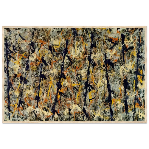 BLUE POLES NUMBER 11 1952 1 Framed Poster | Jackson Pollock Framed Prints Wall Art | Jackson Pollock Store
