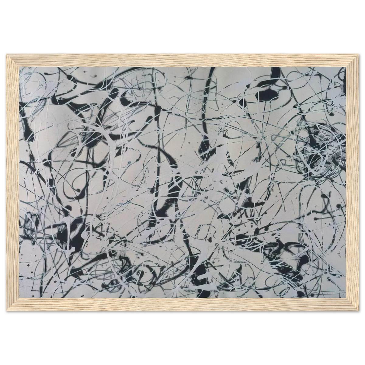NUMBER 23 Framed Poster | Jackson Pollock Framed Prints Wall Art | Jackson Pollock Store
