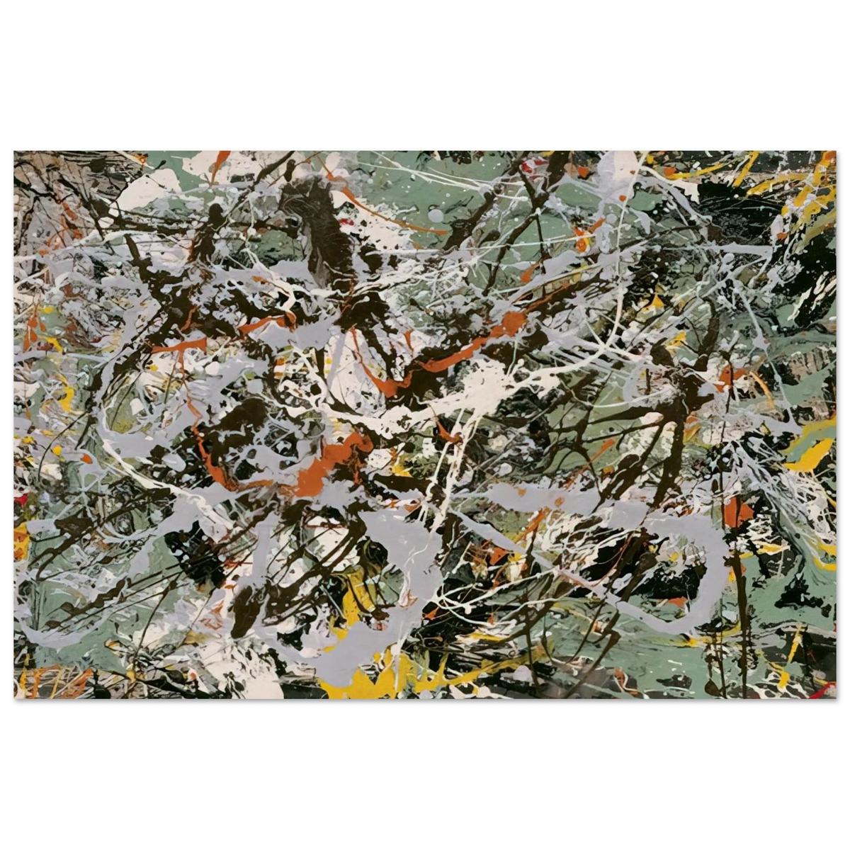 UNTITLED GREEN SILVER 1949 Poster | Jackson Pollock Poster | Jackson Pollock Store