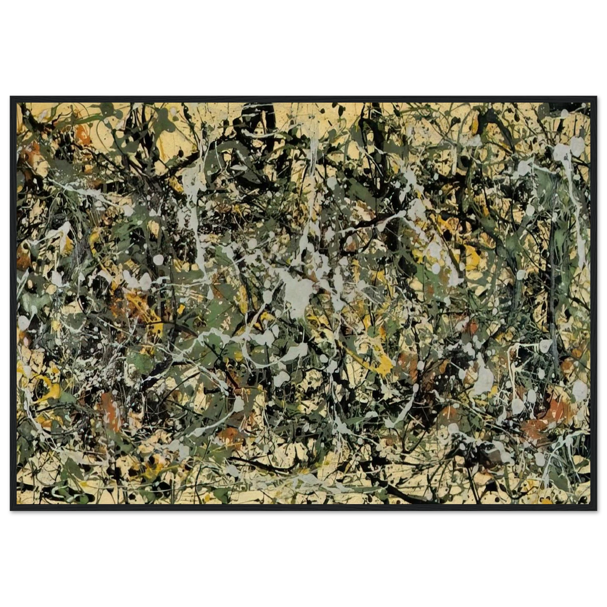 NUMBER 8 1949 Framed Poster | Jackson Pollock Framed Prints Wall Art | Jackson Pollock Store