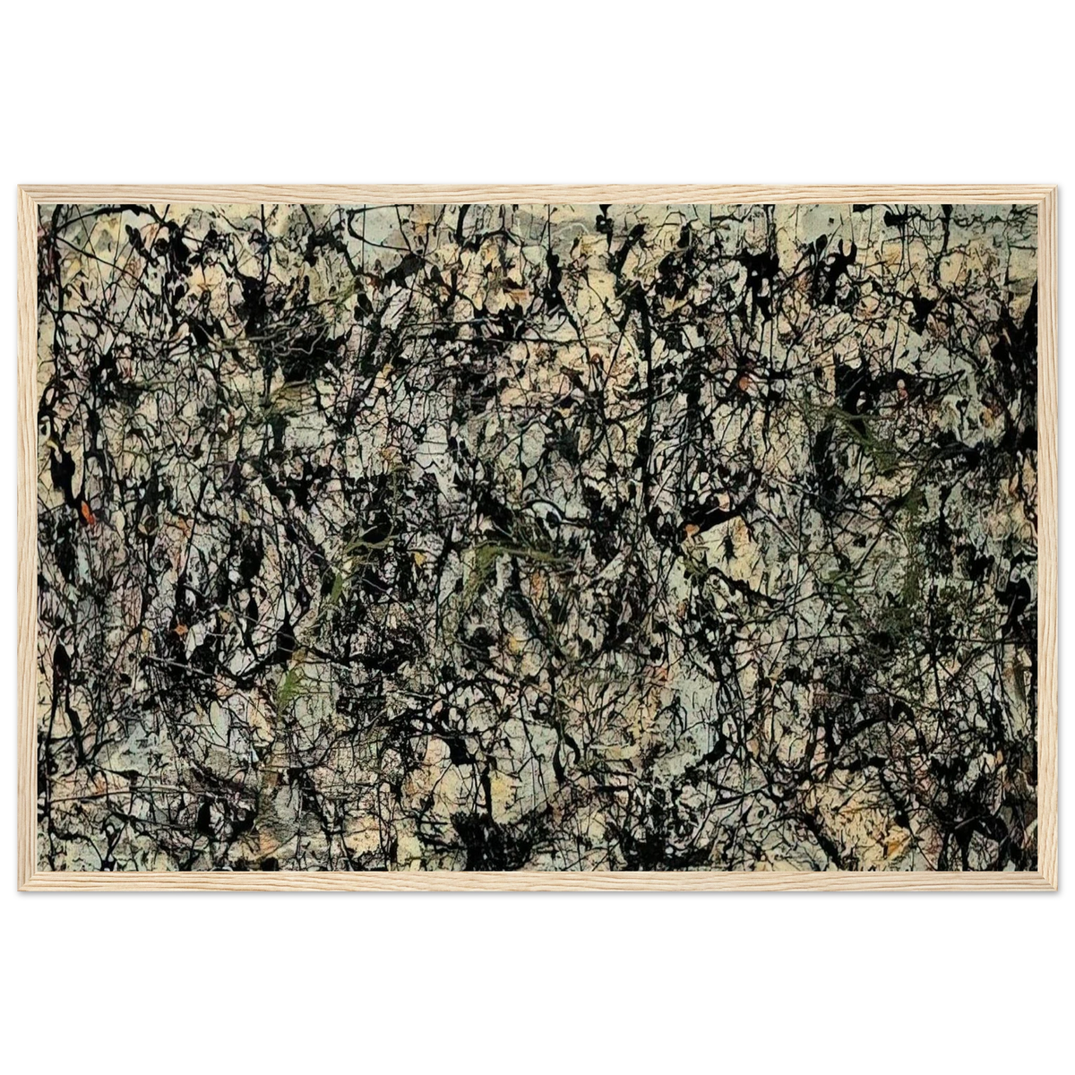 LUCIFER 1947 Framed Poster | Jackson Pollock Framed Prints Wall Art | Jackson Pollock Store