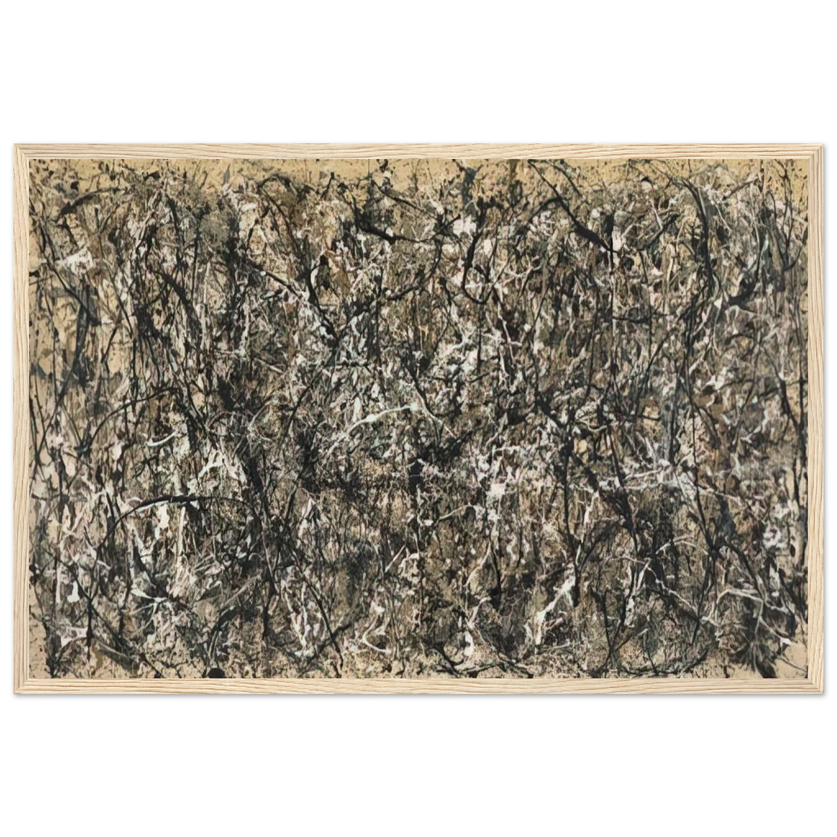 ONE NUMBER 31 1950 Framed Poster | Jackson Pollock Framed Prints Wall Art | Jackson Pollock Store