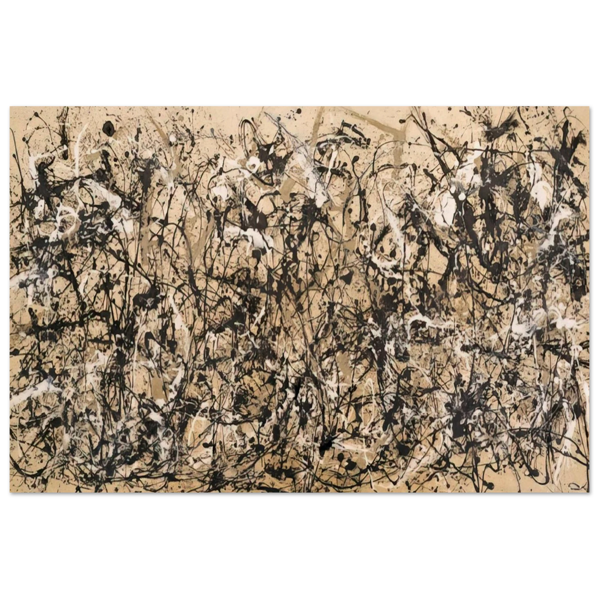 AUTUMN RHYTHM NUMBER 30 1950 Poster | Jackson Pollock Poster | Jackson Pollock Store
