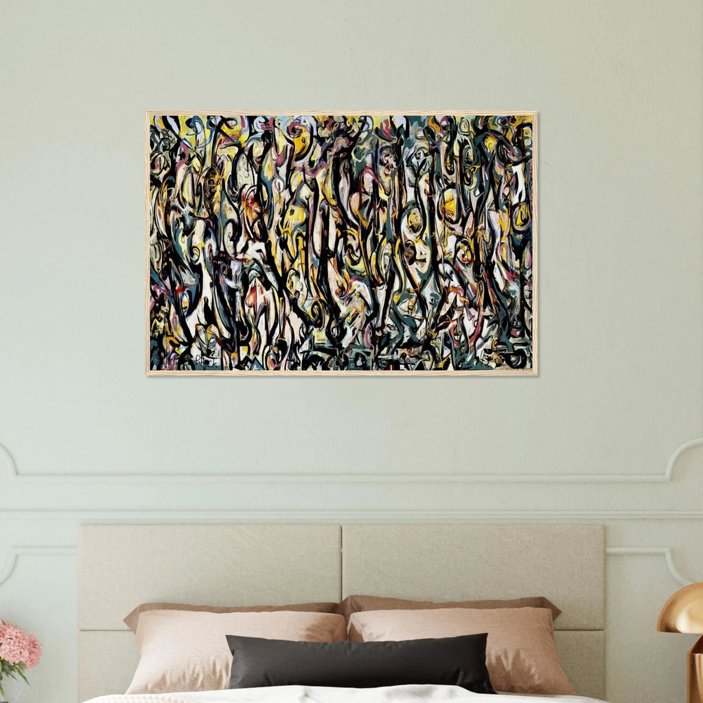 MURAL 1943 1 Framed Poster | Jackson Pollock Framed Prints Wall Art | Jackson Pollock Store