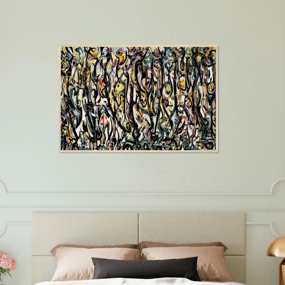 MURAL 1943 1 Framed Poster | Jackson Pollock Framed Prints Wall Art | Jackson Pollock Store