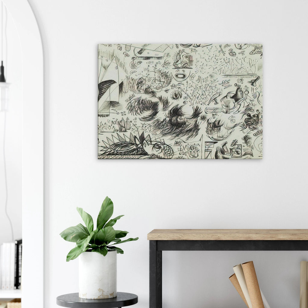 SHEET OF STUDIES 1941 Canvas | Jackson Pollock Canvas | Jackson Pollock Store