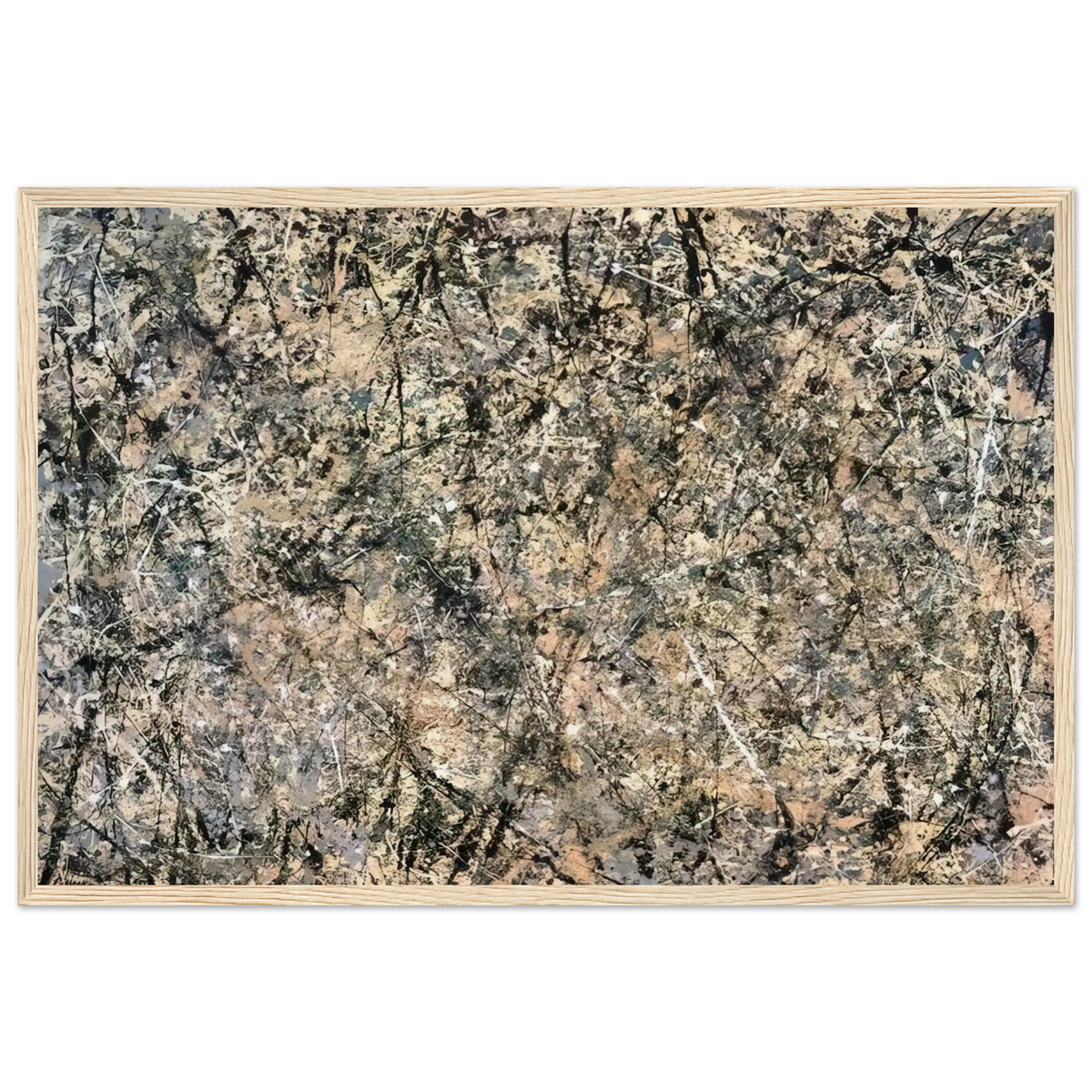 NUMBER 1 LAVENDER MIST 1950 1 Framed Poster | Jackson Pollock Framed Prints Wall Art | Jackson Pollock Store