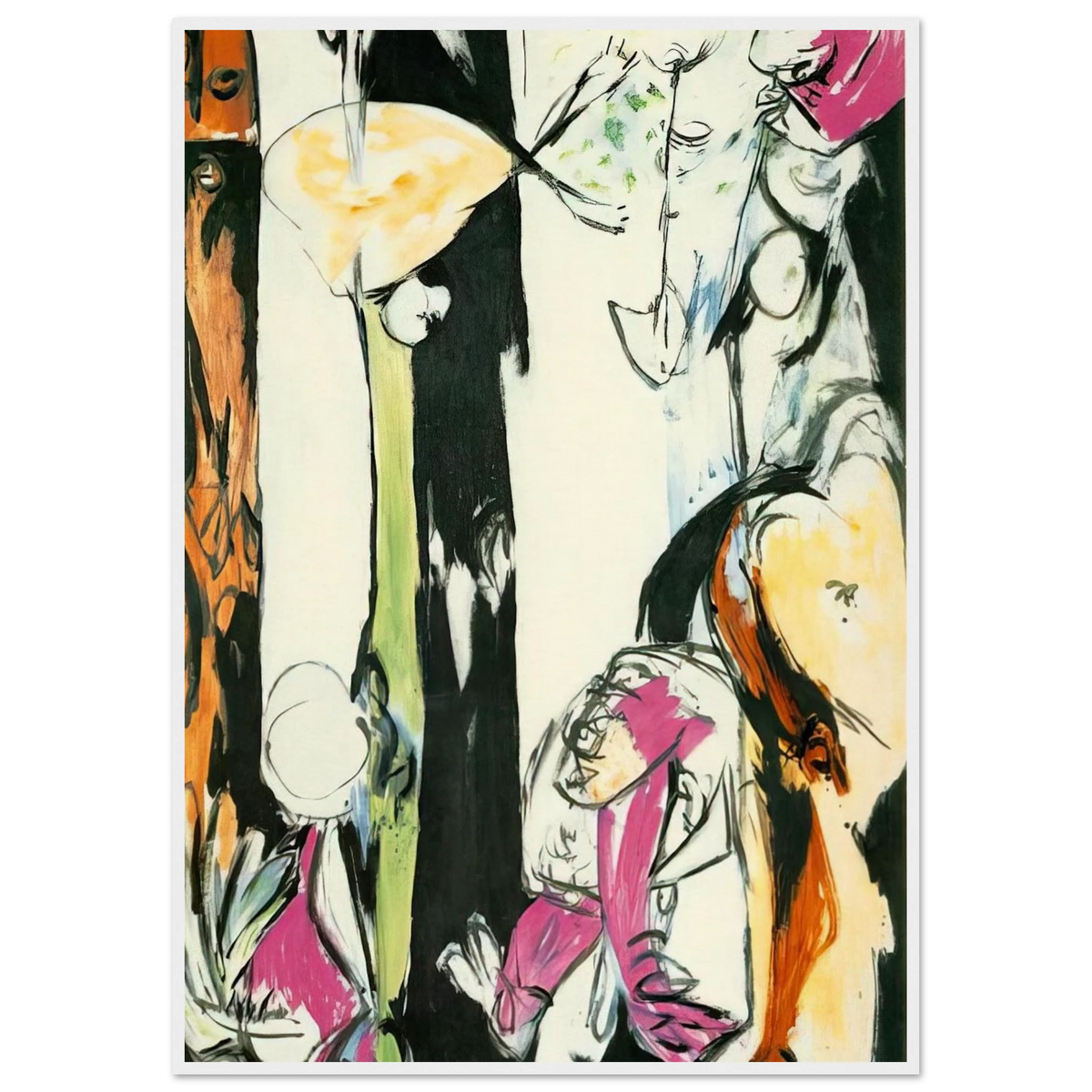 EASTER AND THE TOTEM Framed Poster | Jackson Pollock Framed Prints Wall Art | Jackson Pollock Store