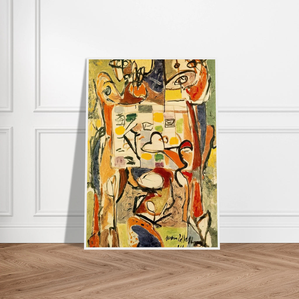 THE TEA CUP Framed Poster | Jackson Pollock Framed Prints Wall Art | Jackson Pollock Store