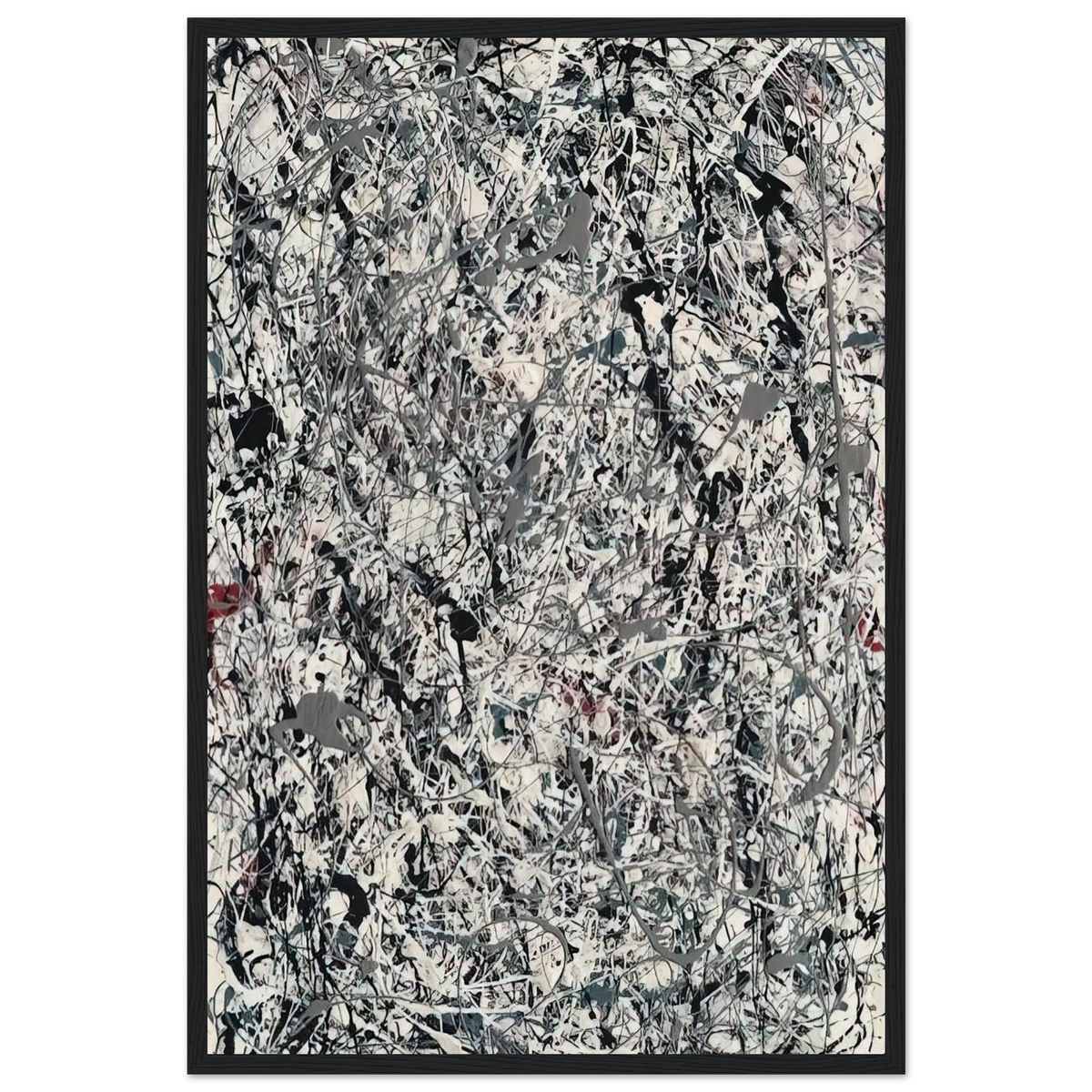 NUMBER 19 1948 Framed Poster | Jackson Pollock Framed Prints Wall Art | Jackson Pollock Store
