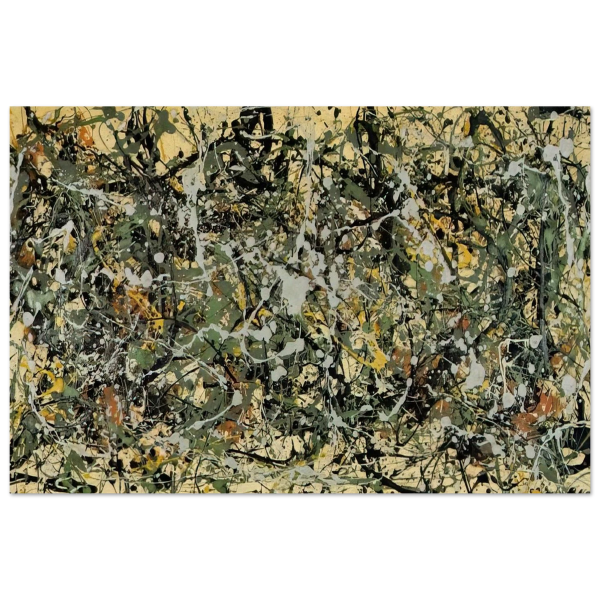 NUMBER 8 1949 Poster | Jackson Pollock Poster | Jackson Pollock Store