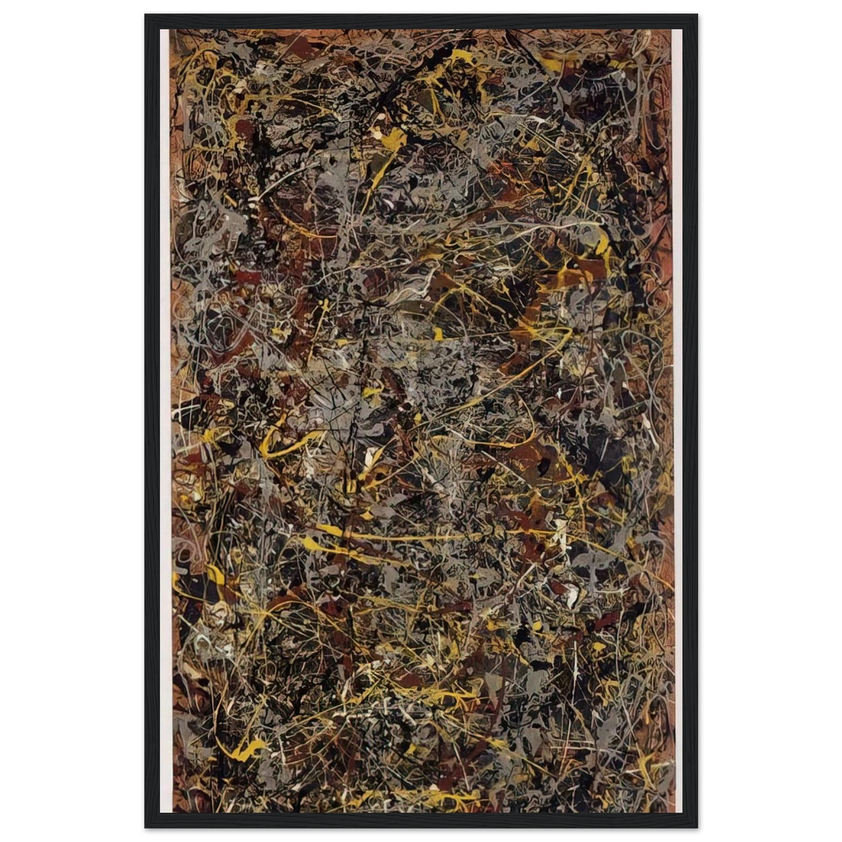 NUMBER 5 1948 1 Framed Poster | Jackson Pollock Framed Prints Wall Art | Jackson Pollock Store