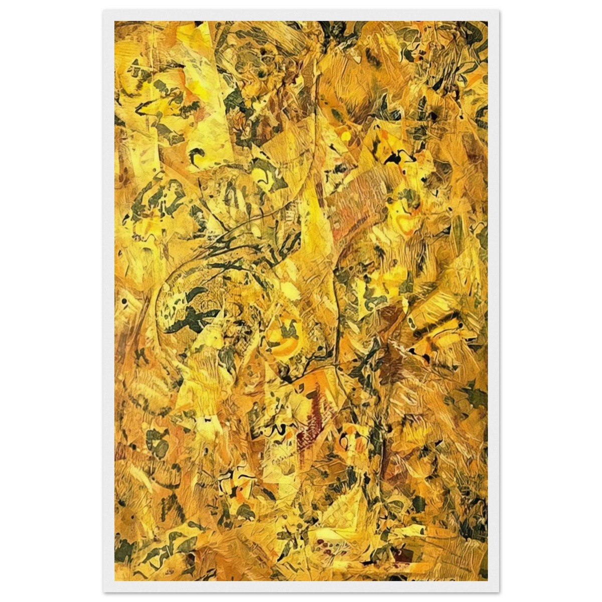 NUMBER 2 Framed Poster | Jackson Pollock Framed Prints Wall Art | Jackson Pollock Store