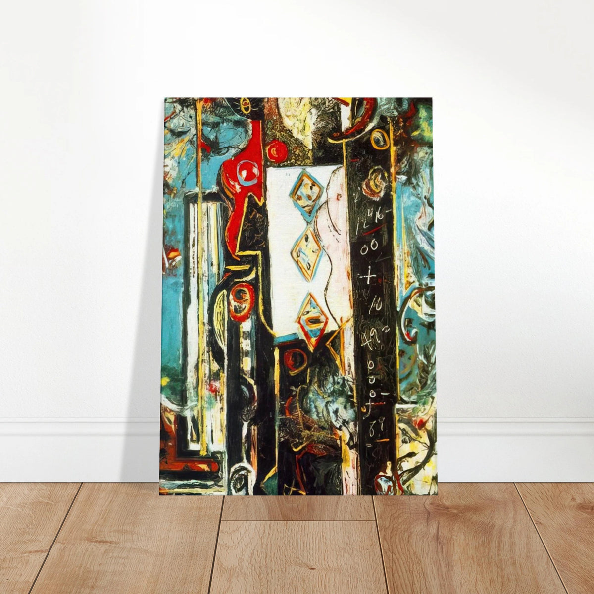 MALE AND FEMALE Canvas | Jackson Pollock Canvas | Jackson Pollock Store
