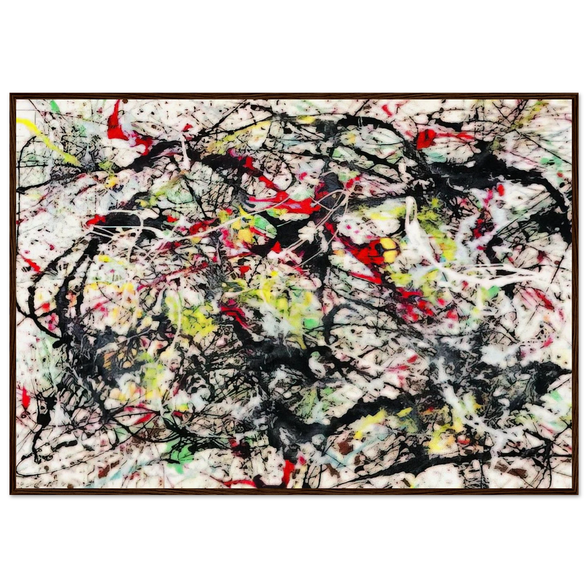 NUMBER 48 1949 Framed Poster | Jackson Pollock Framed Prints Wall Art | Jackson Pollock Store