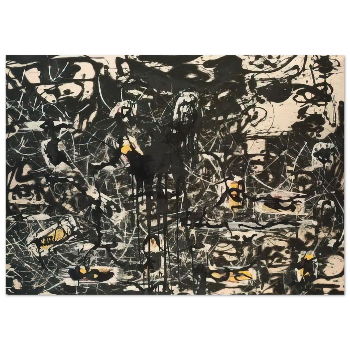 YELLOW ISLANDS Poster | Jackson Pollock Poster | Jackson Pollock Store