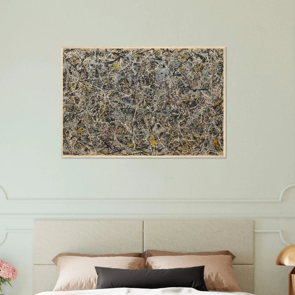 NUMBER 1 Framed Poster | Jackson Pollock Framed Prints Wall Art | Jackson Pollock Store