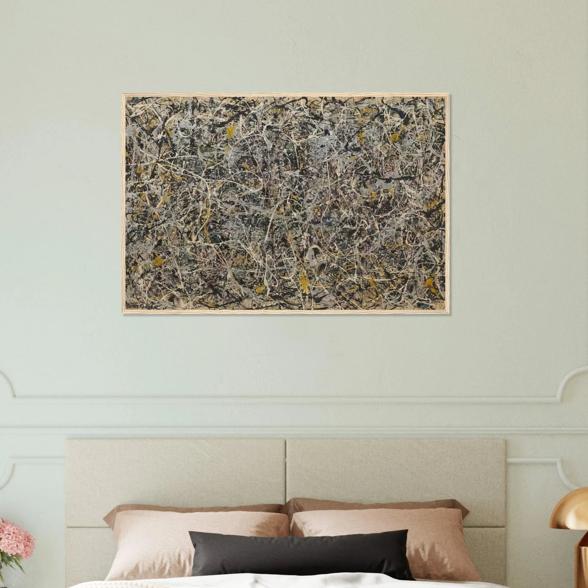 NUMBER 1 Framed Poster | Jackson Pollock Framed Prints Wall Art | Jackson Pollock Store
