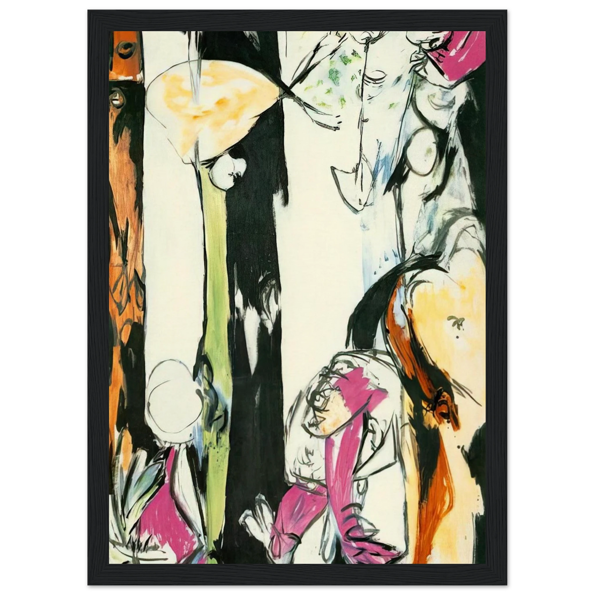 EASTER AND THE TOTEM Framed Poster | Jackson Pollock Framed Prints Wall Art | Jackson Pollock Store